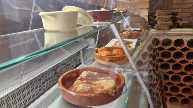 Plato de chipirones del restaurante El Fogón en Huesca